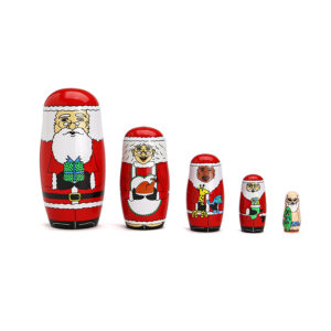 Nesting Dolls World Merry Christmas