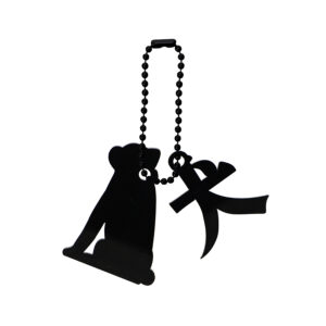 Acrylic Keyring Loyal Dog / Black